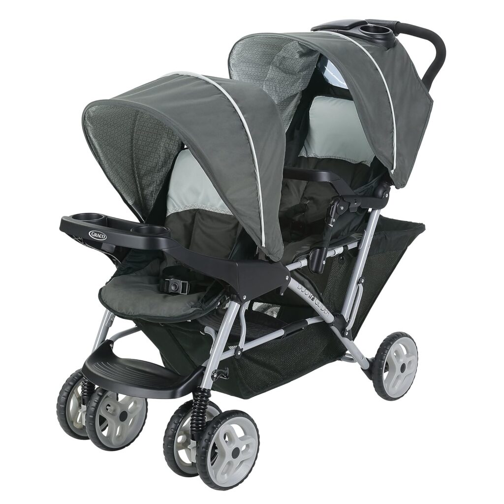 BEST FOR TWINS Graco Duo Glider Click Connect Double Stroller