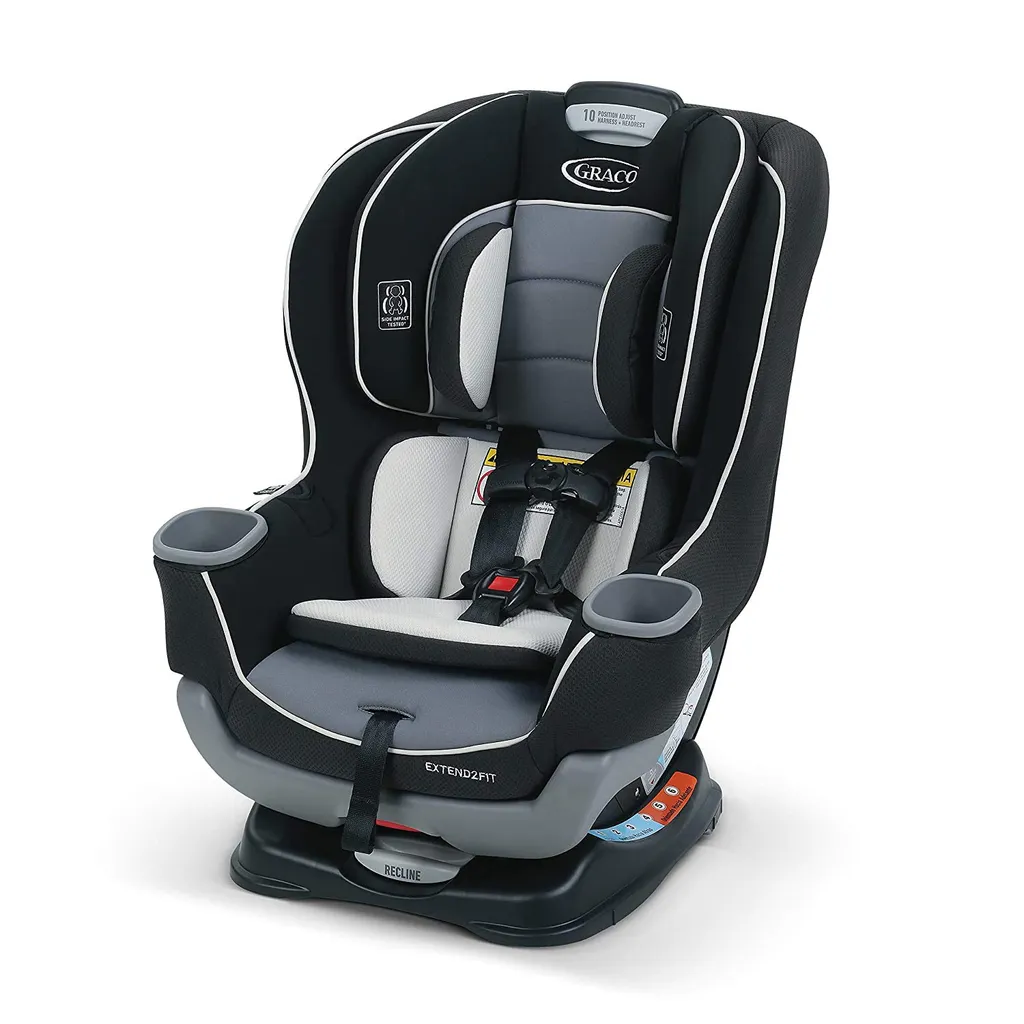 Graco Extend2Fit best Convertible Car Seat.