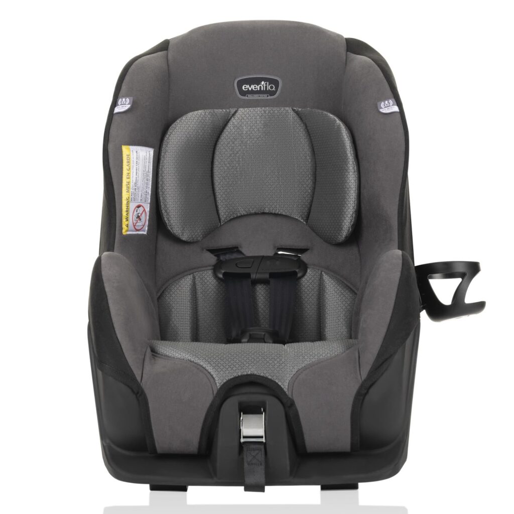best for toyota corolla Evenflo Tribute LX 2-in-1 Lightweight Convertible Car Seat, Travel Friendly