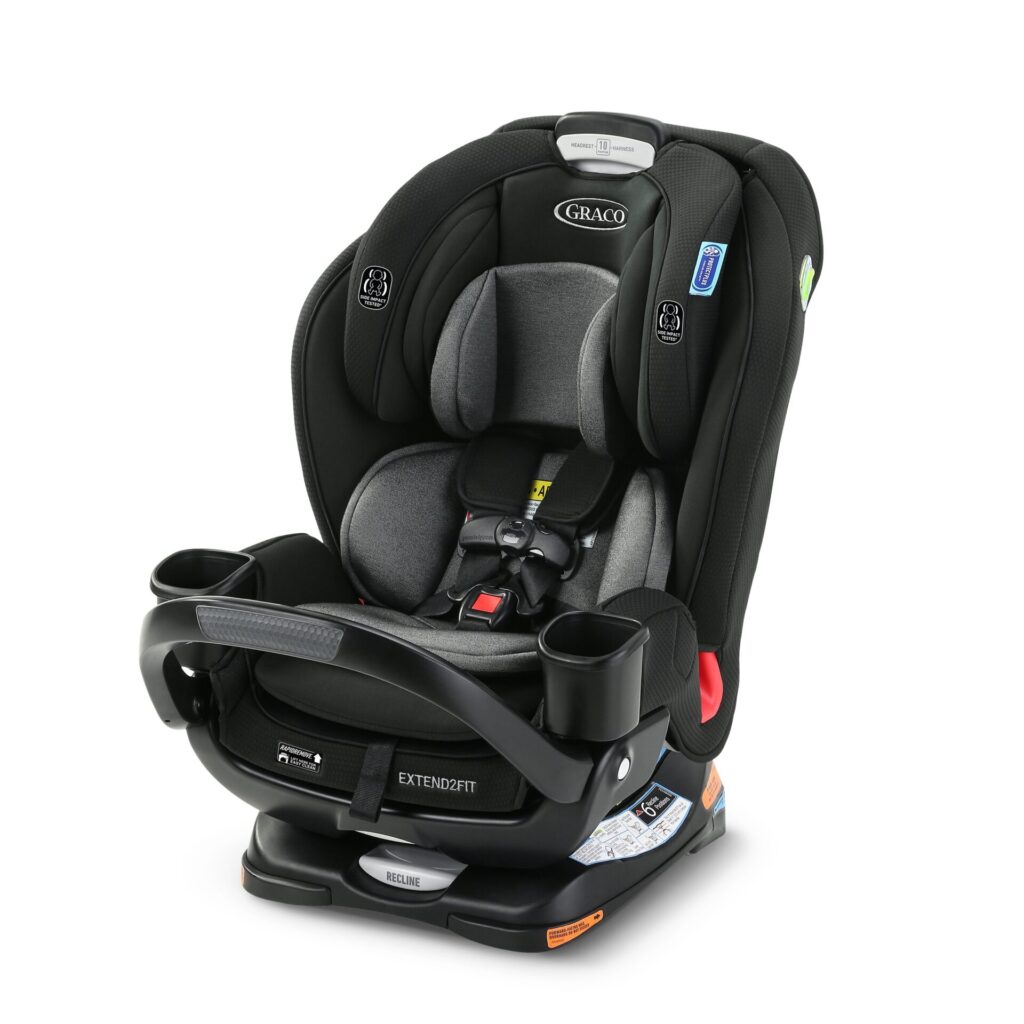 Graco Extend2Fit 3-in-1 Car Seat featuring Anti-Rebound Bar best car seat for Extended Cab Trucks