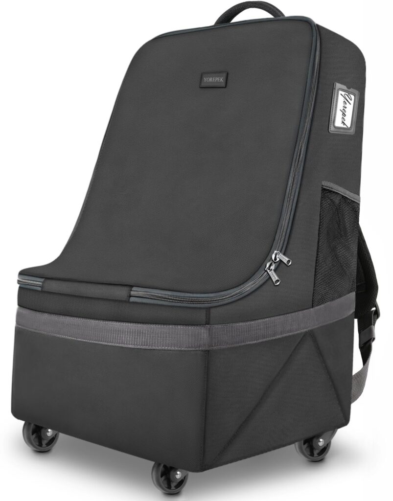 YOREPEK Car Seat Travel Bag with Wheels