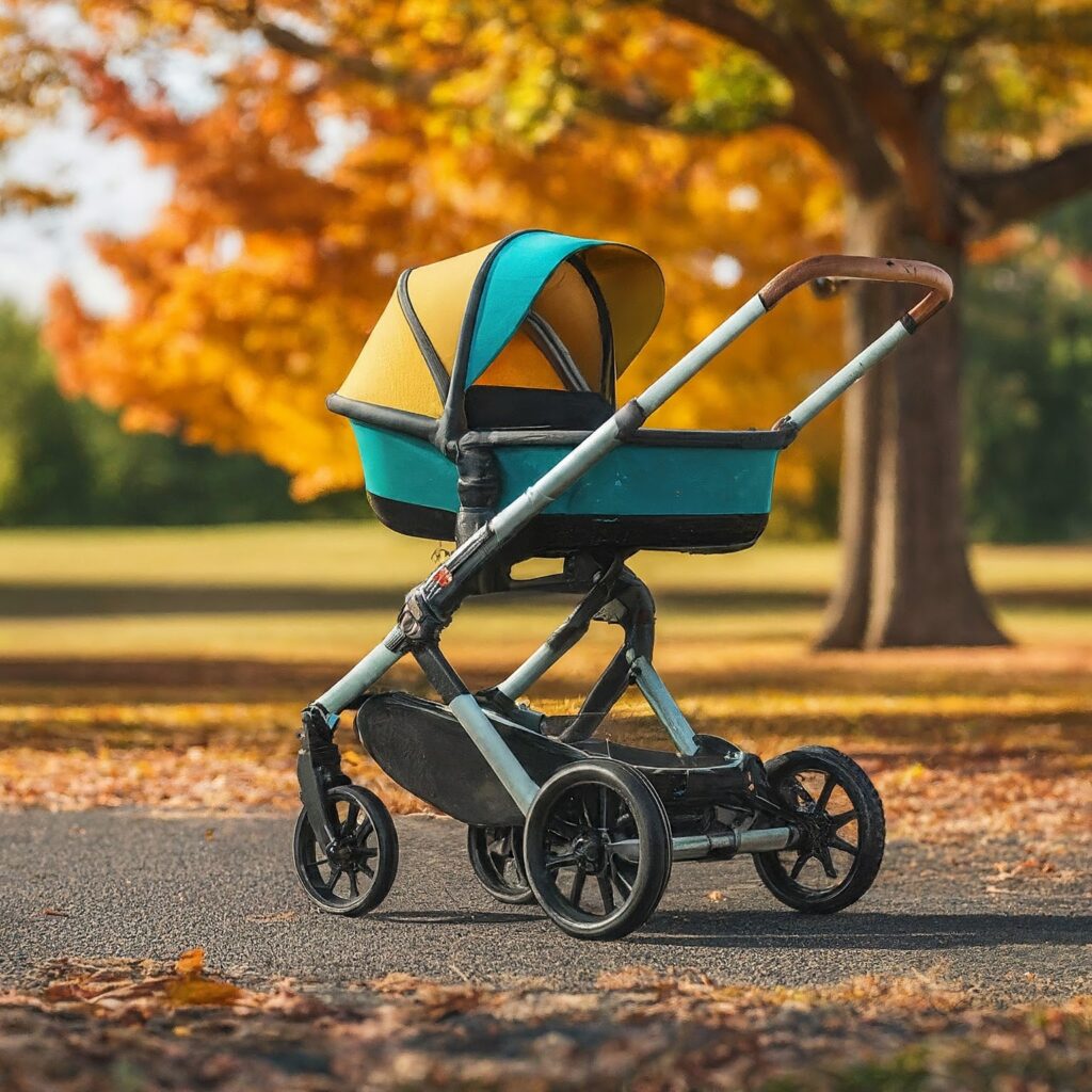 What age can babies sit in a stroller?