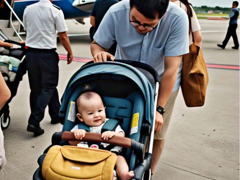 What to do with Your Carseat and Stroller When Flying with Baby